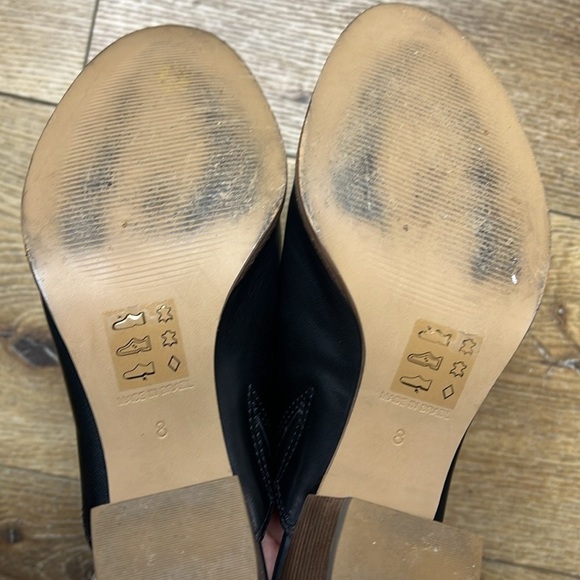 Madewell Harper Black Leather Mules Size 8 - Picture 11 of 11